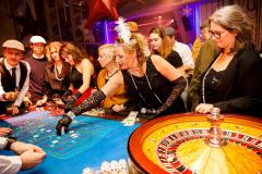 Spelen aan de roulettetafel tijdens uw casino feest
