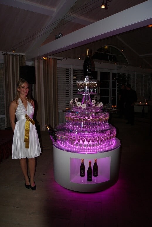 Champagnetoren bij het casino 